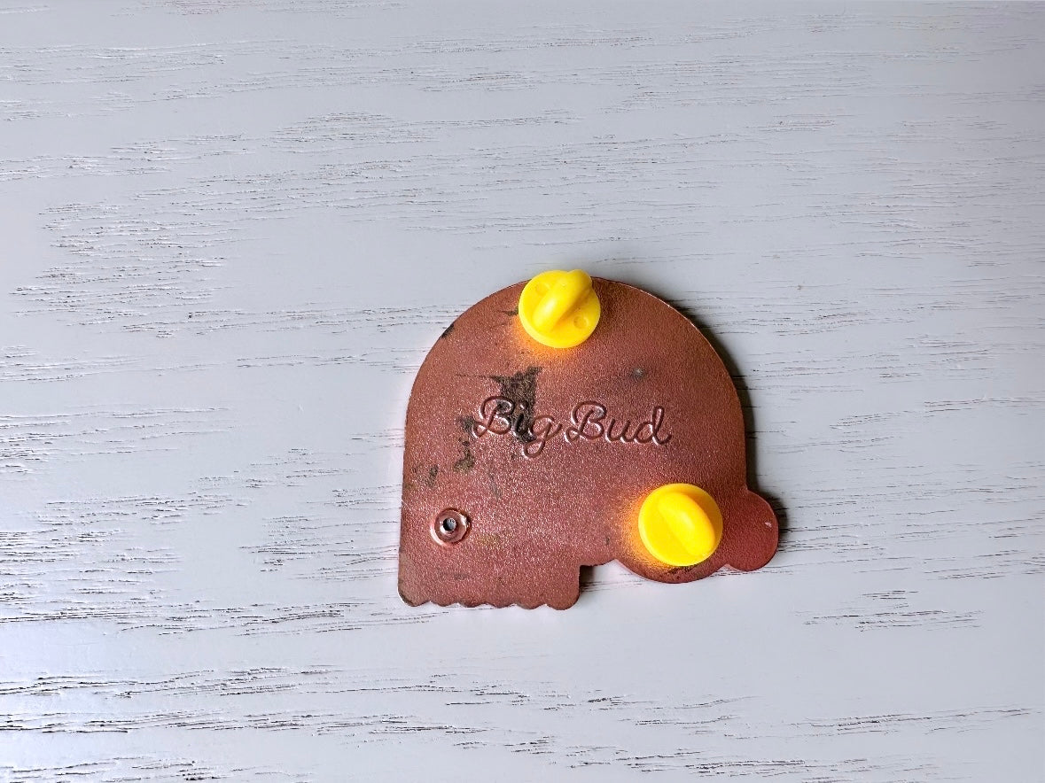 Vintage Rainbow Pin, Pastel Rainbow with Cloud 1970s Big Bud Vintage Brooch, Love is Love, Friendship Pride, Double Lapel Pin