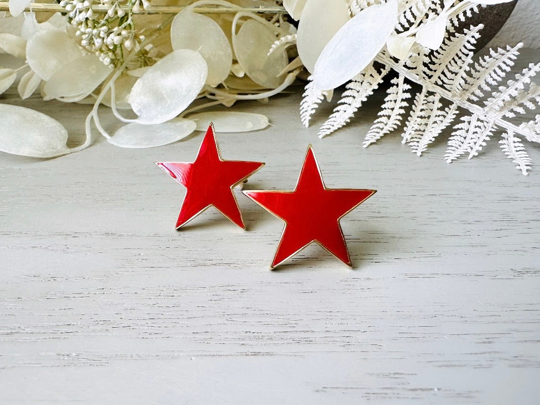 Patriotic Star Earring