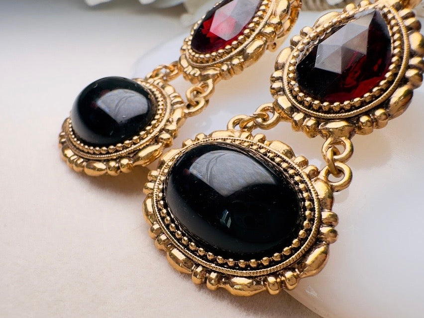 Gothic Victorian Drop Earrings by 1928