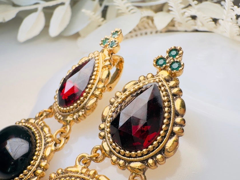 Gothic Victorian Drop Earrings by 1928