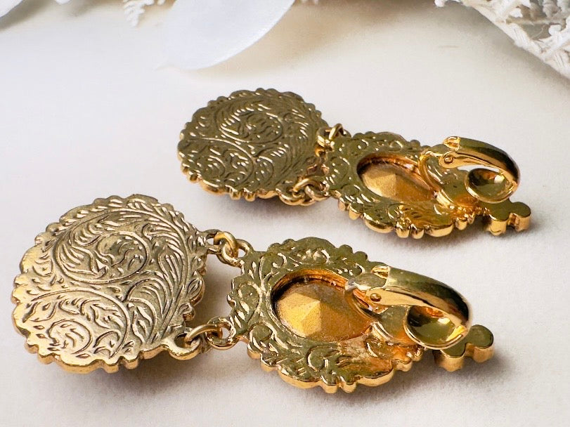 Gothic Victorian Drop Earrings by 1928