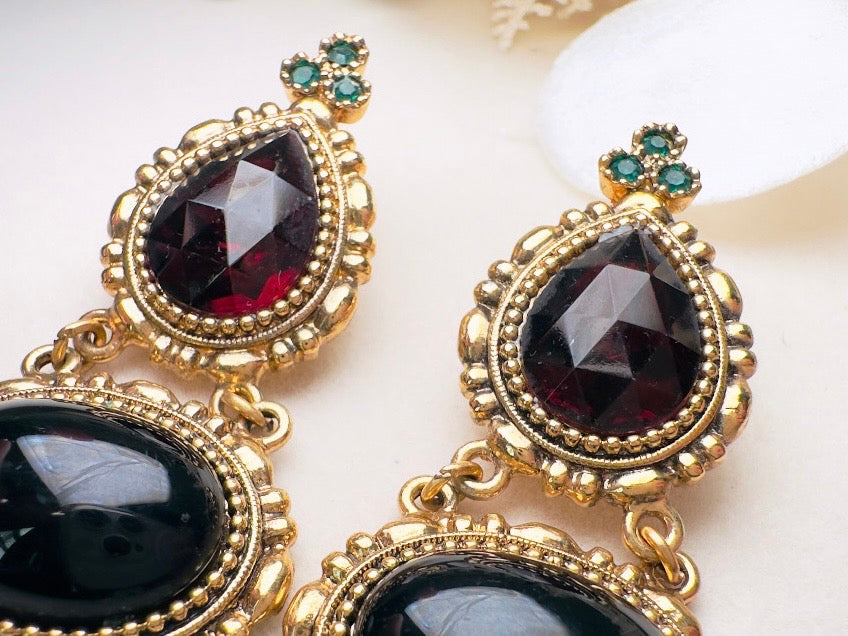 Gothic Victorian Drop Earrings by 1928