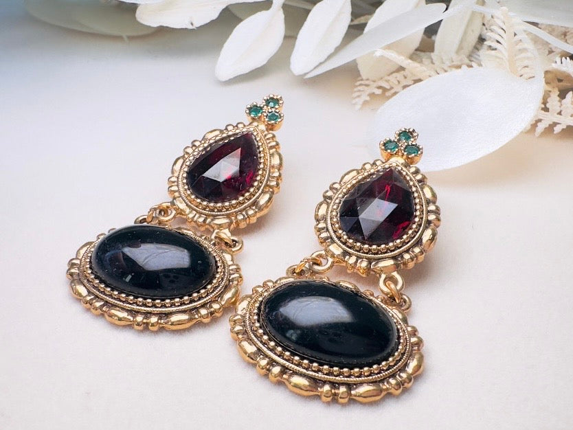 Gothic Victorian Drop Earrings by 1928