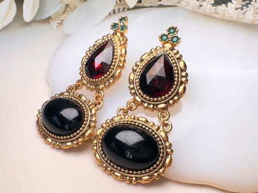 Gothic Victorian Drop Earrings by 1928