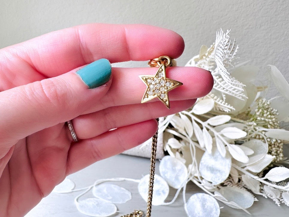 Dainty Rhinestone cheapest Pendant Necklace