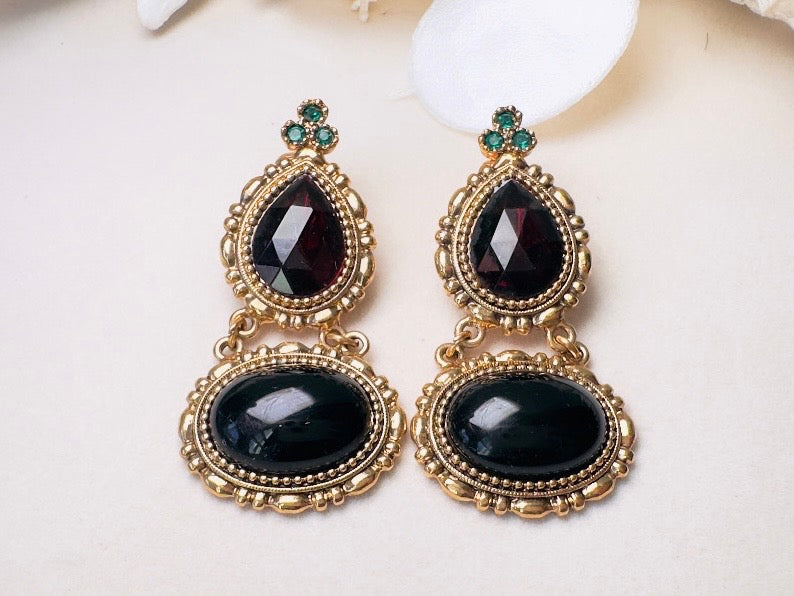 Gothic Victorian Drop Earrings by 1928
