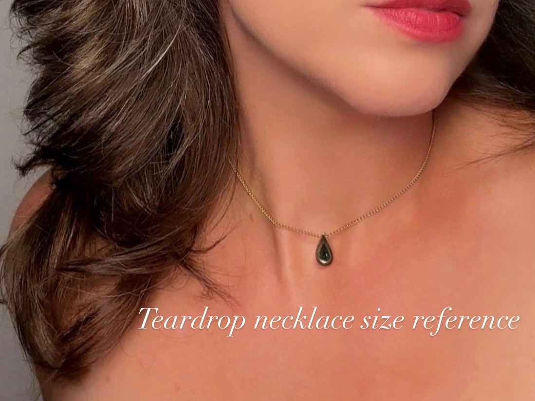 October Birthstone Necklace, Vintage Austrian Crystal Pink Tourmaline Teardrop Pendant on Fine Gold Chain