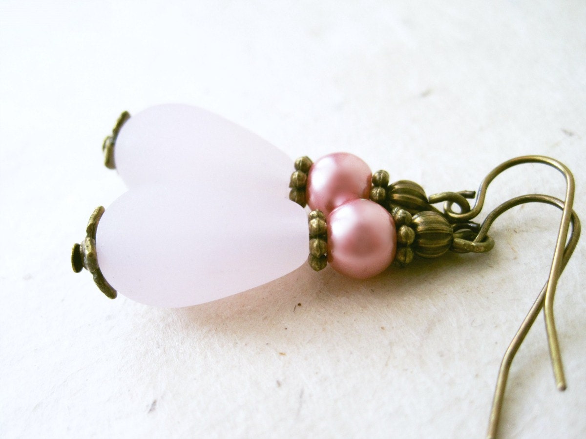 Light Pink CZ Earrings