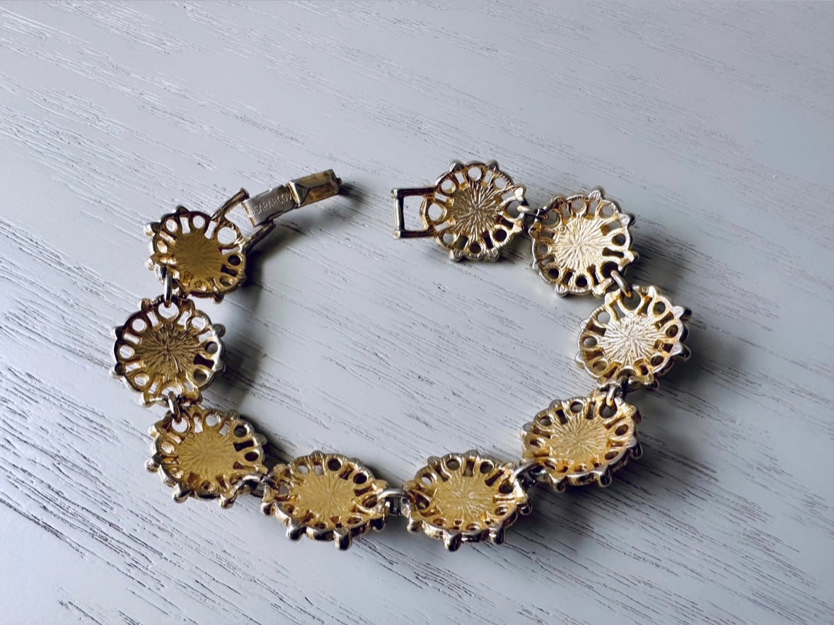 Back of 1970's Valencia Bracelet by Sarah Coventry from Piggle and Pop